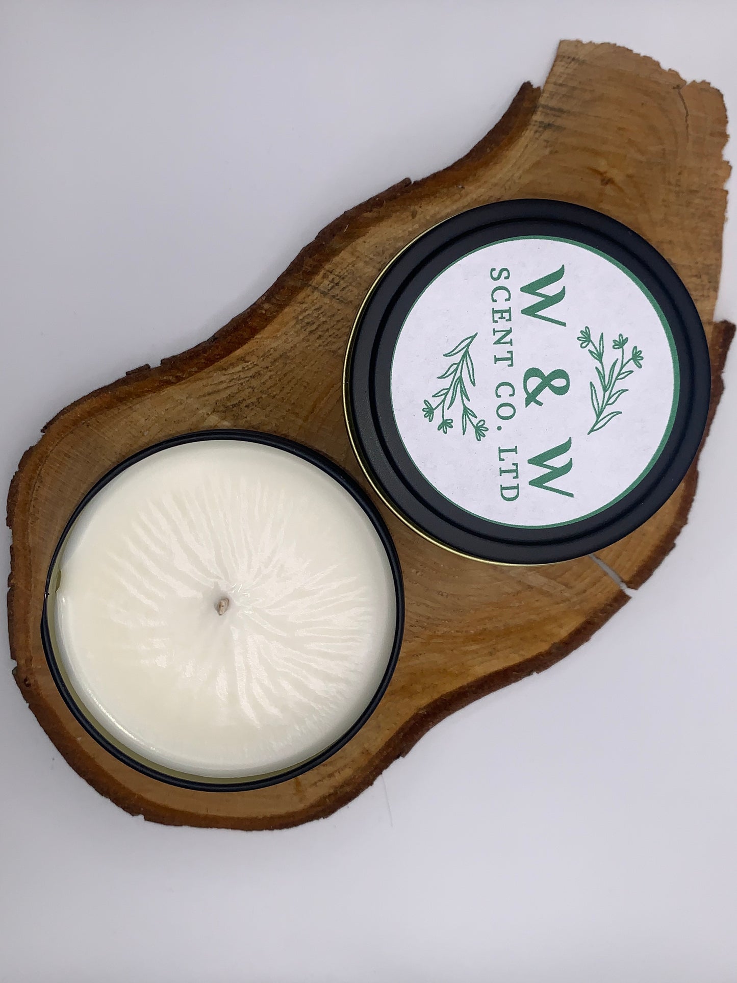 Hand-Poured Tin Candle