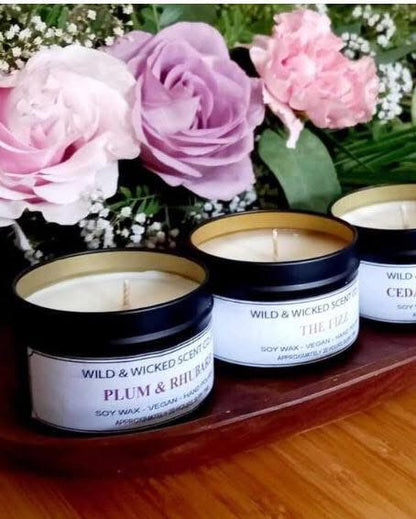 Hand-Poured Tin Candle