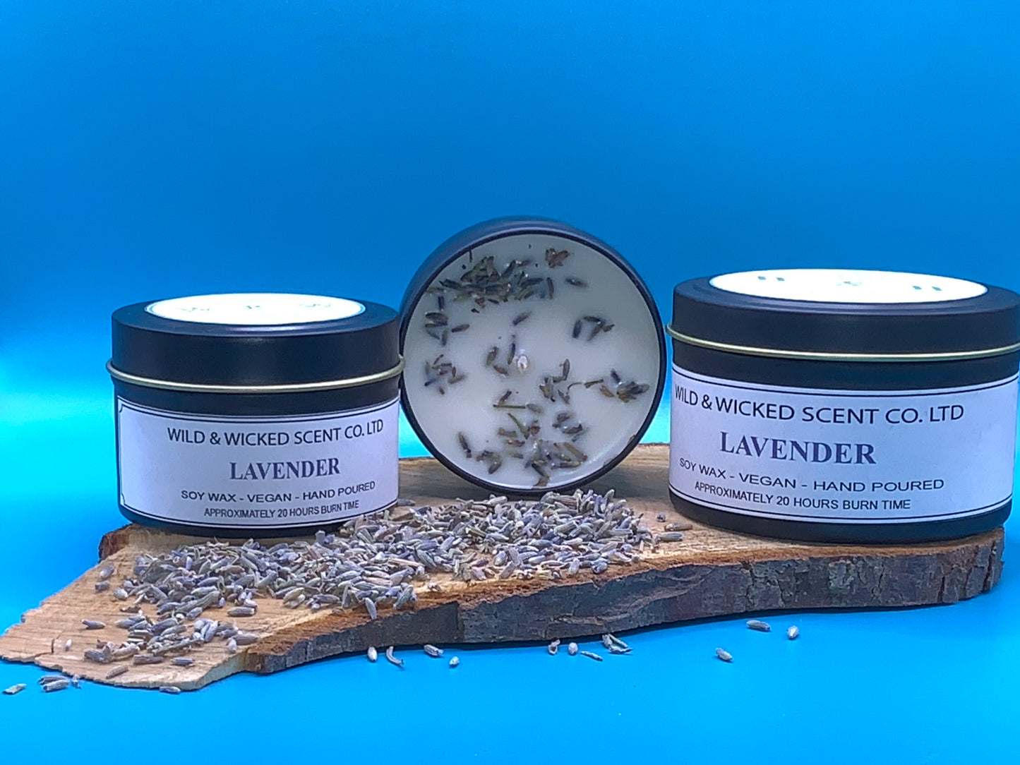 Hand-Poured Tin Candle