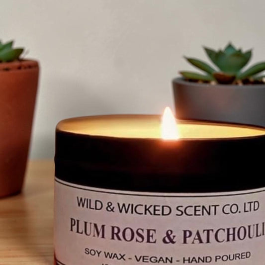 Hand-Poured Tin Candle