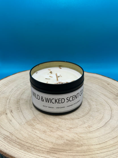 Hand-Poured Tin Candle